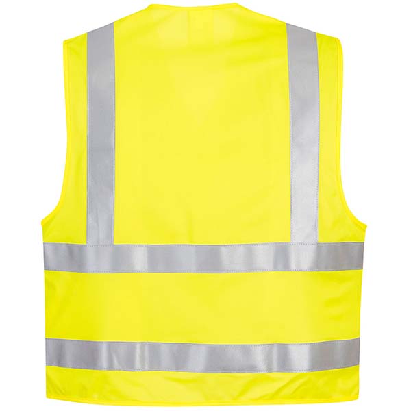 Portwest FR75 Fire Resistant Vest Back